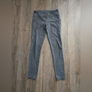 VGUC Girls Athleta Girls High Rise Gray Leggings Size XL